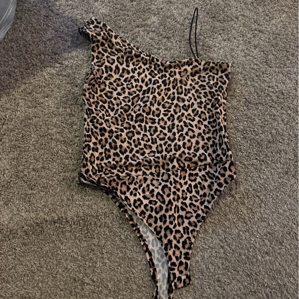 Cheetah print onesie